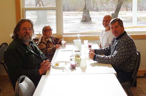 Bob Havens at North Fork Community Kitchen Lunch